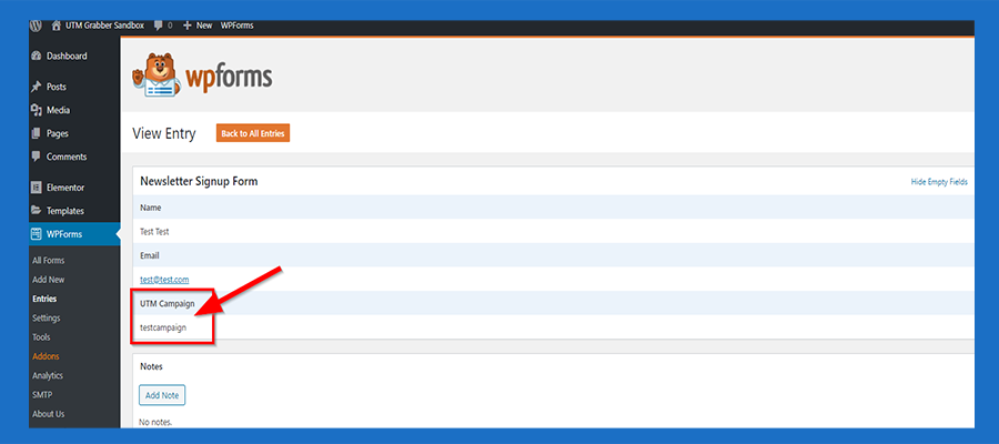 9- You can see your populated UTM fields under entries.png